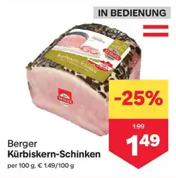 MPreis Berger Kürbiskern-Schinken Angebot