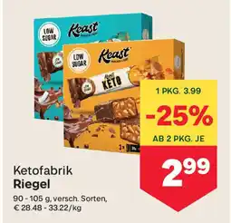 MPreis Ketofabrik Riegel Angebot