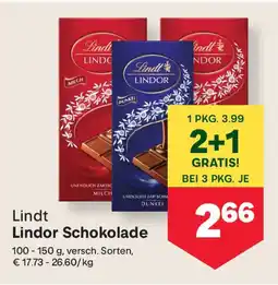 MPreis Lindt Lindor Schokolade Angebot