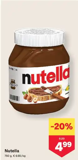 MPreis Nutella Angebot