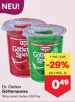 MPreis Dr. Oetker Götterspeise Angebot