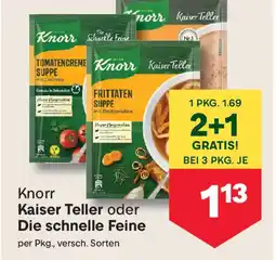 MPreis Knorr Kaiser Teller oder Die schnelle Feine Angebot