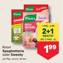 MPreis Knorr Spaghetteria oder Sweety Angebot