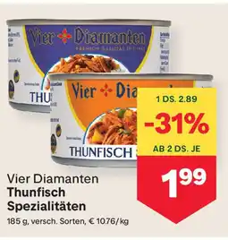 MPreis Vier Diamanten Thunfisch Spezialitäten Angebot