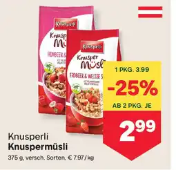 MPreis Knusperli Knuspermüsli Angebot