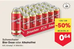 MPreis Schwechater Bier Dose oder Alkoholfrei Angebot