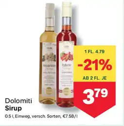 MPreis Dolomiti Sirup Angebot