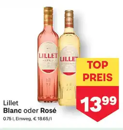 MPreis Lillet Blanc oder Rosé Angebot