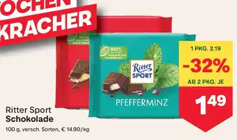 MPreis Ritter Sport Schokolade Angebot