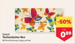 MPreis Soled Tachentücher Box Angebot