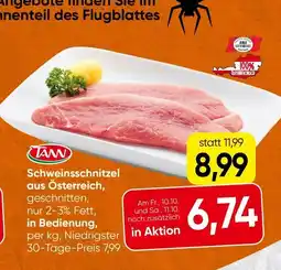 Spar Schweinsschnitzel aus österreich Angebot
