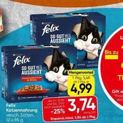 Spar Felix Katzennahrung Angebot