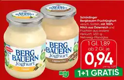 Spar Schärdinger Bergbauern Fruchtjoghurt Angebot