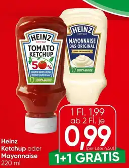 Spar Heinz ketchup oder mayonnaise Angebot