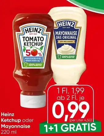 Spar Heinz ketchup oder mayonnaise Angebot