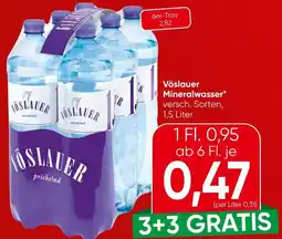 Spar Vöslauer mineralwasser Angebot