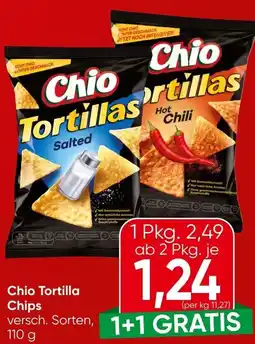 Spar Chio tortilla chips Angebot