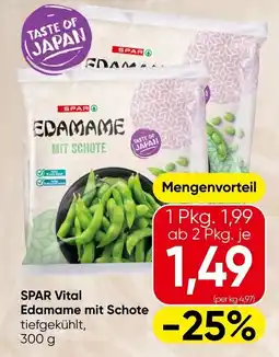 Spar Spar edamame mit schote Angebot