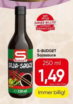 Spar S budget sojasauce Angebot