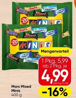 Spar Mars mixed minis Angebot