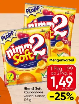 Spar Nimm2 soft kaubonbons Angebot