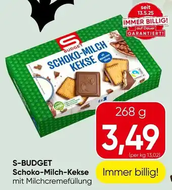 Spar S-budget schoko milch kekse Angebot