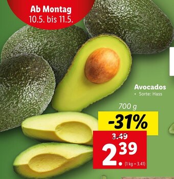 Lidl Avocados 700 g Angebot