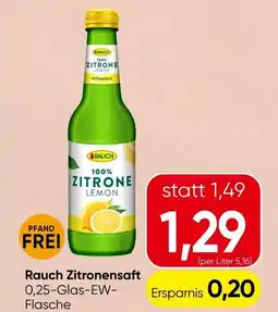 Spar Rauch zitronensaft Angebot