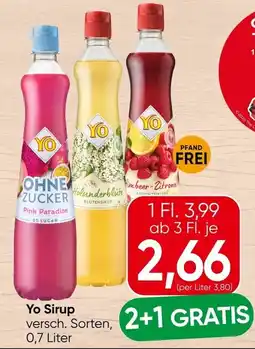 Spar Yo sirup Angebot