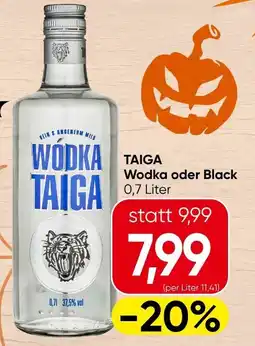 Spar TAIGA Wodka oder Black Angebot