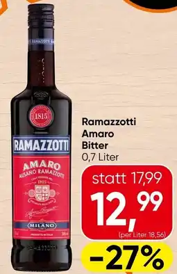 Spar Ramazzotti Amaro Bitter Angebot