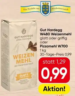 Spar Gut hardegg w480 weizenmehl glatt oder griffig oder pizzamehl w700 Angebot