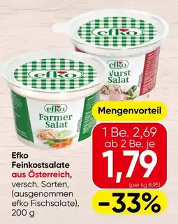 Spar Efko feinkostsalate Angebot