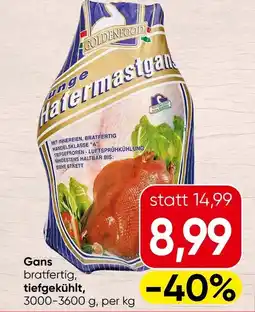 Spar Gans bratfertig tiefgekühlt Angebot
