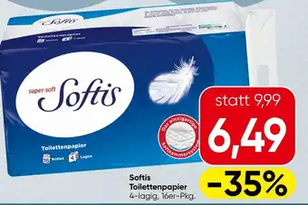 Spar Softis toilettenpapier Angebot