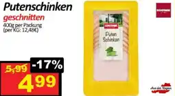 Wurstico Putenschinken geschnitten Angebot