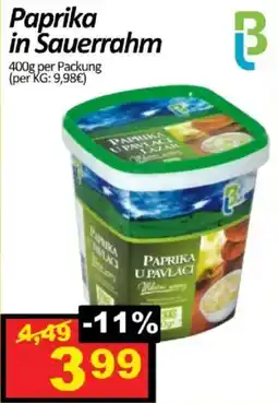 Wurstico Paprika in sauerrahm Angebot