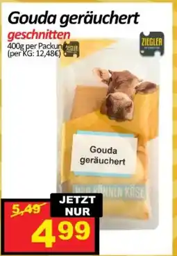 Wurstico Gouda geräuchert geschnitten Angebot