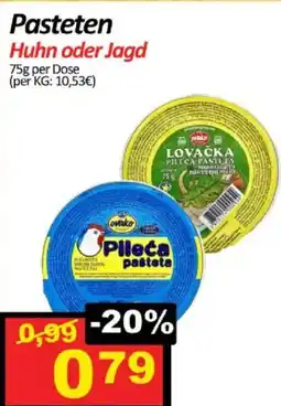 Wurstico Pasteten huhn oder jagd Angebot