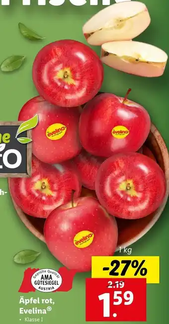 Lidl Äpfel Rot Evelina Angebot