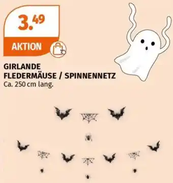 Müller Girlande fledermäuse / spinnennetz Angebot