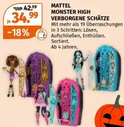 Müller Mattel monster high verborgene schätze Angebot