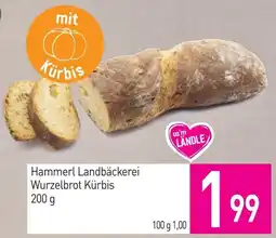 Sutterlüty Hammerl Landbäckerei Wurzelbrot Kürbis Angebot