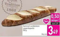 Sutterlüty Hammerl Landbäckerei Laugenbaguette Angebot