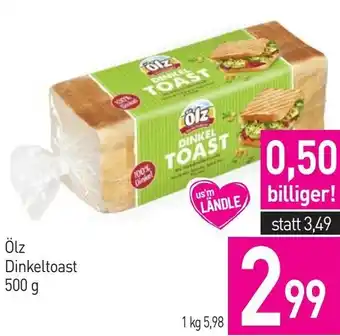 Sutterlüty Ölz Dinkeltoast Angebot