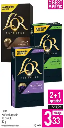 Sutterlüty L'OR Kaffeekapseln 10 Stück Angebot