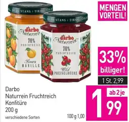 Sutterlüty Darbo Naturrein Fruchtreich Konfitüre Angebot