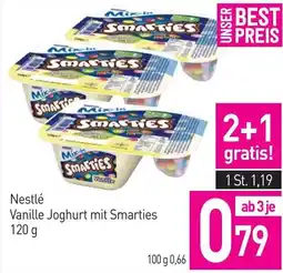 Sutterlüty Nestlé Vanille Joghurt mit Smarties Angebot