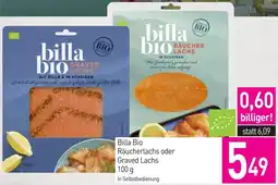 Sutterlüty Billa Bio Räucherlachs oder Graved Lachs Angebot