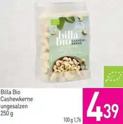 Sutterlüty Billa Bio Cashewkerne ungesalzen Angebot